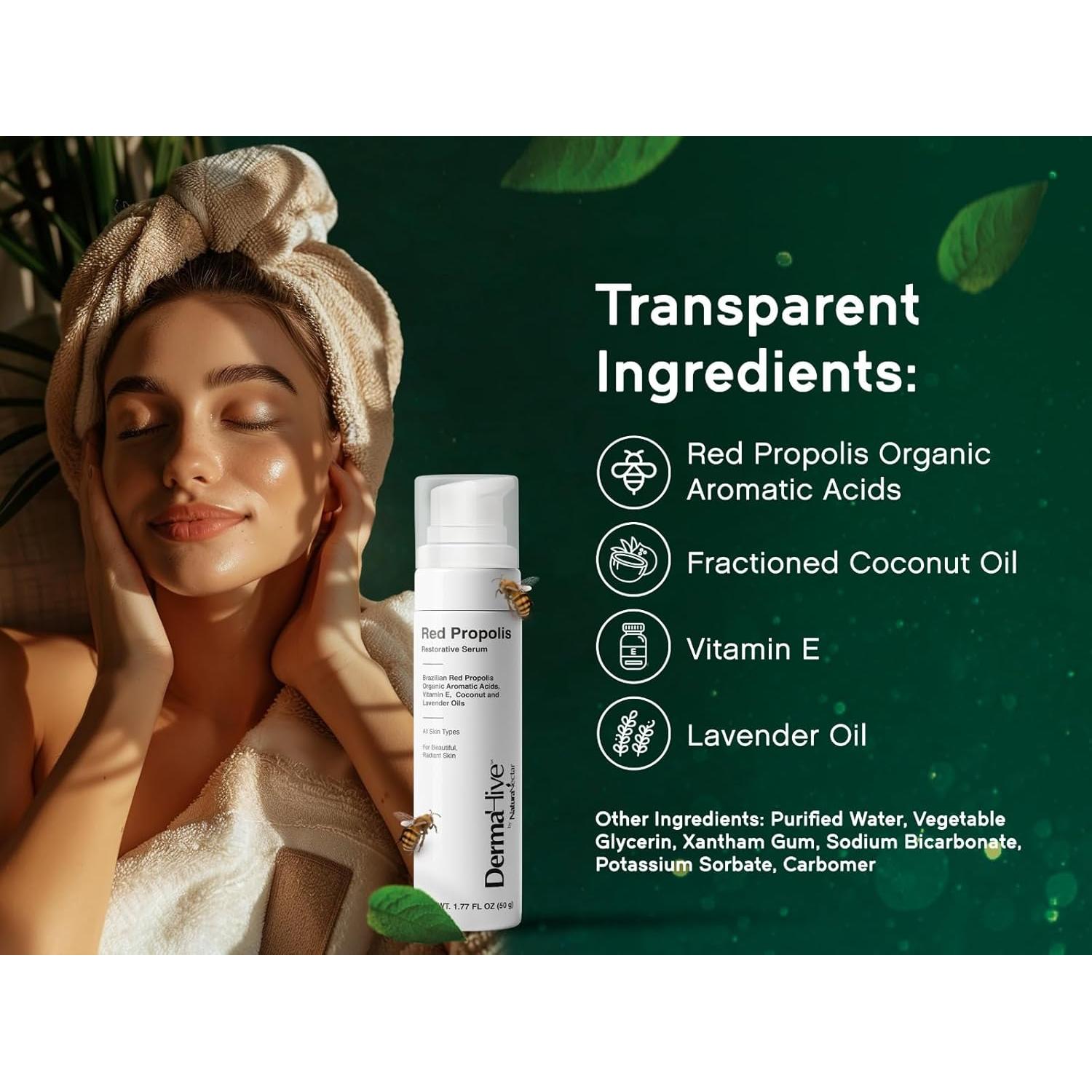 Suero Restaurador DermaHive de Propóleos Rojos 50g