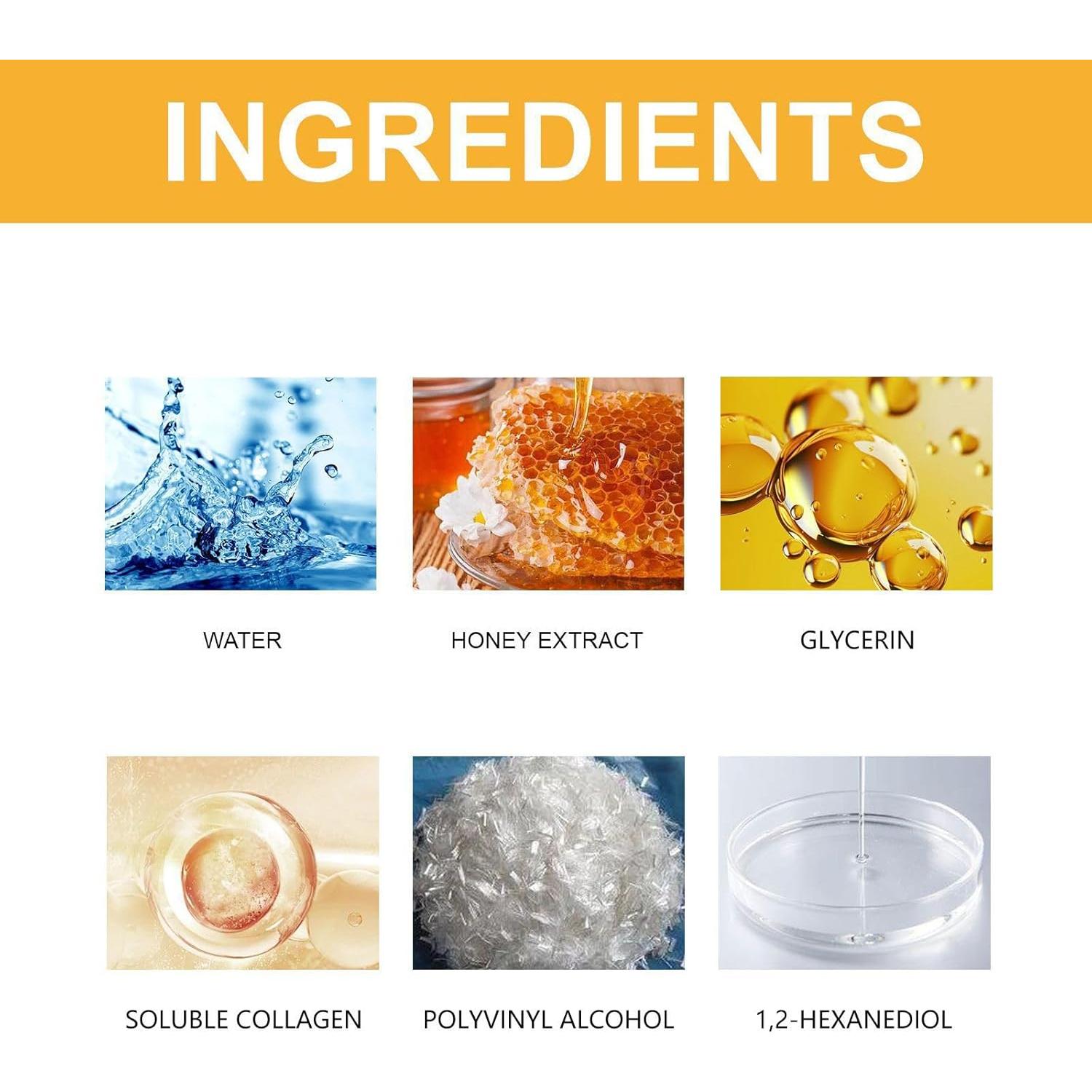 Máscara de Tearing de Miel Glowtulip 2PC - Limpieza Profunda y Control de Puntos Negros