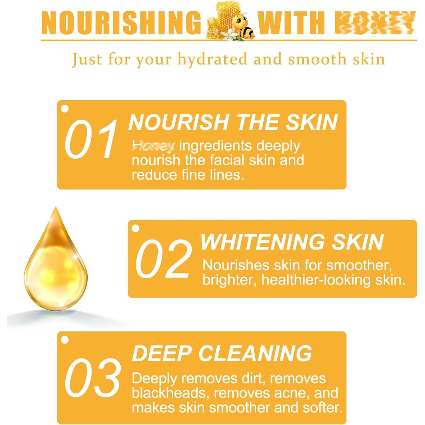 Máscara de Tearing de Miel Glowtulip 2PC - Limpieza Profunda y Control de Puntos Negros