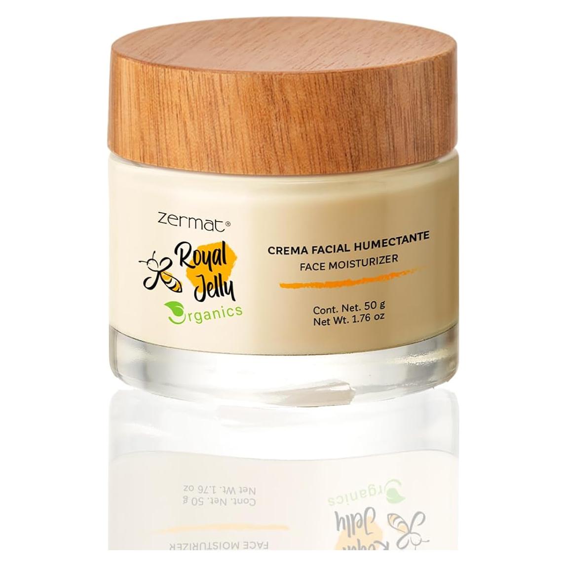 Crema Facial Hidratante Zermat Jalea Real 50 g Orgánica