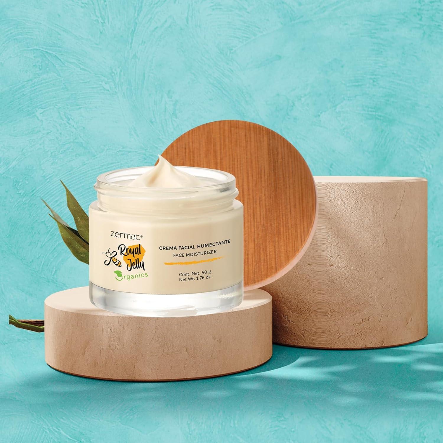 Crema Facial Hidratante Zermat Jalea Real 50 g Orgánica