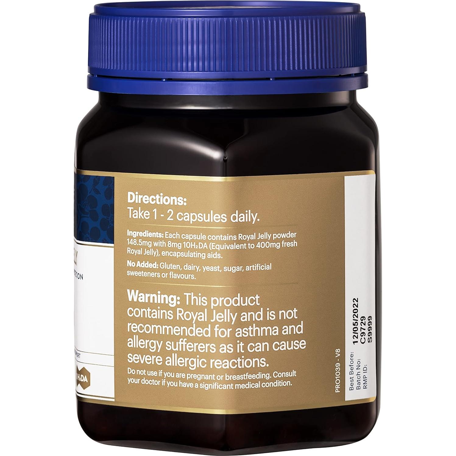 Cápsulas de Jalea Real Manuka Health 1000mg - 365 Unidades