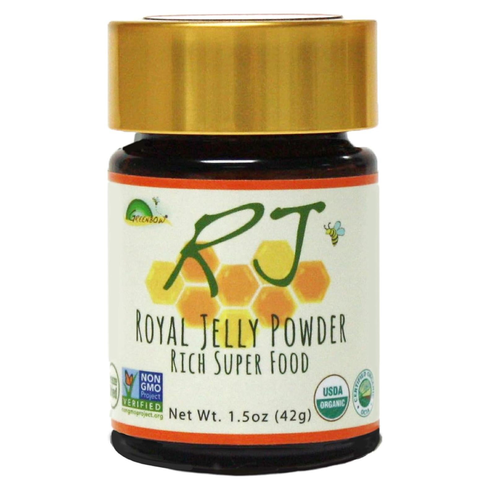 Polvo de Jalea Real Orgánica Greenbow 42g - Certificado USDA