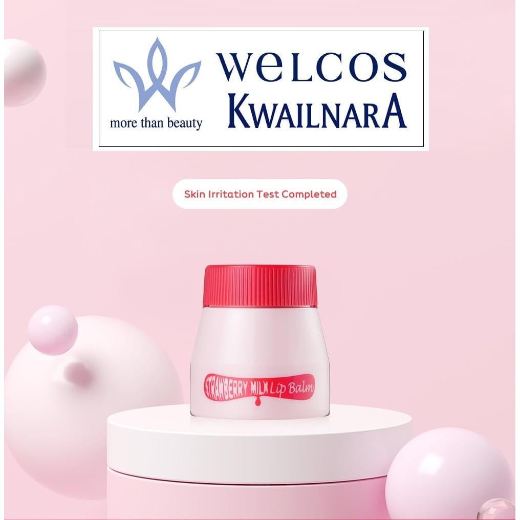 Bálsamo Labial WELCOS Kwailnara Fresa 10 ml Hidratante