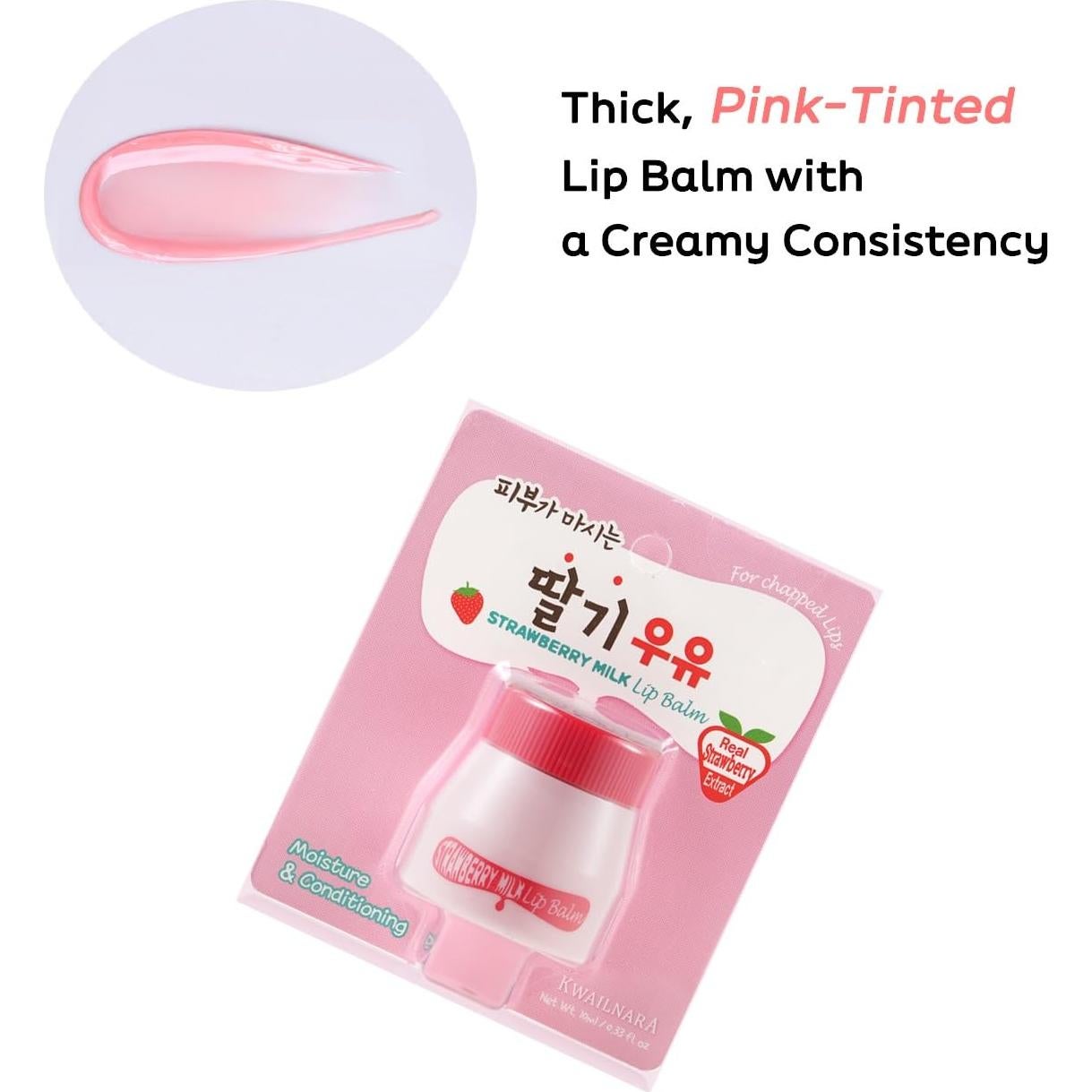 Bálsamo Labial WELCOS Kwailnara Fresa 10 ml Hidratante