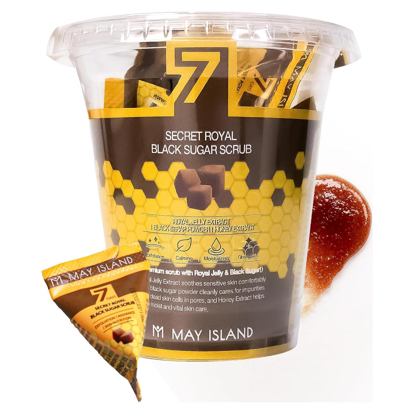 Exfoliante Facial MAY ISLAND Azúcar Negro 57.5g - Suave y Nutritivo