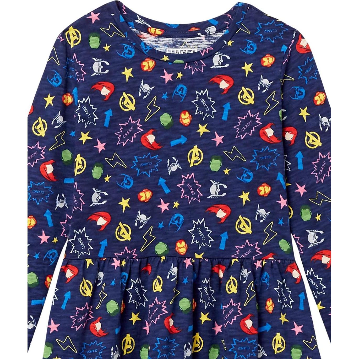 Conjunto Ropa Niñas Amazon Essentials 3T Marvel Estampado