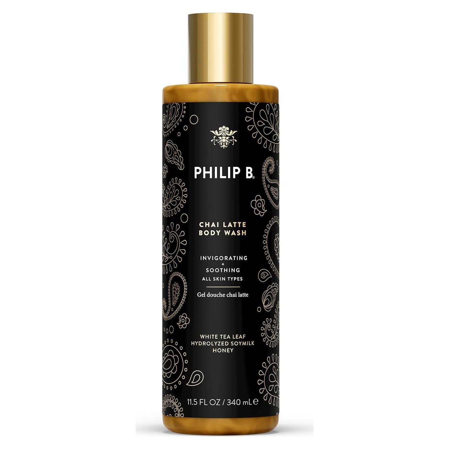 Jabón Corporal PHILIP B Chai Latte 340ml - Revitalizante y Calmante