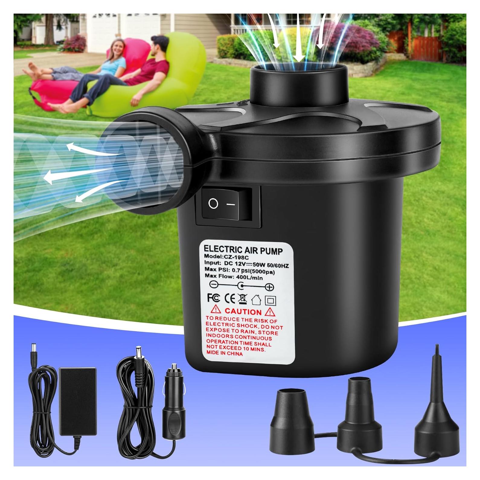 Bomba de Aire Eléctrica SeaSlep 400L/min 5kPa Portátil