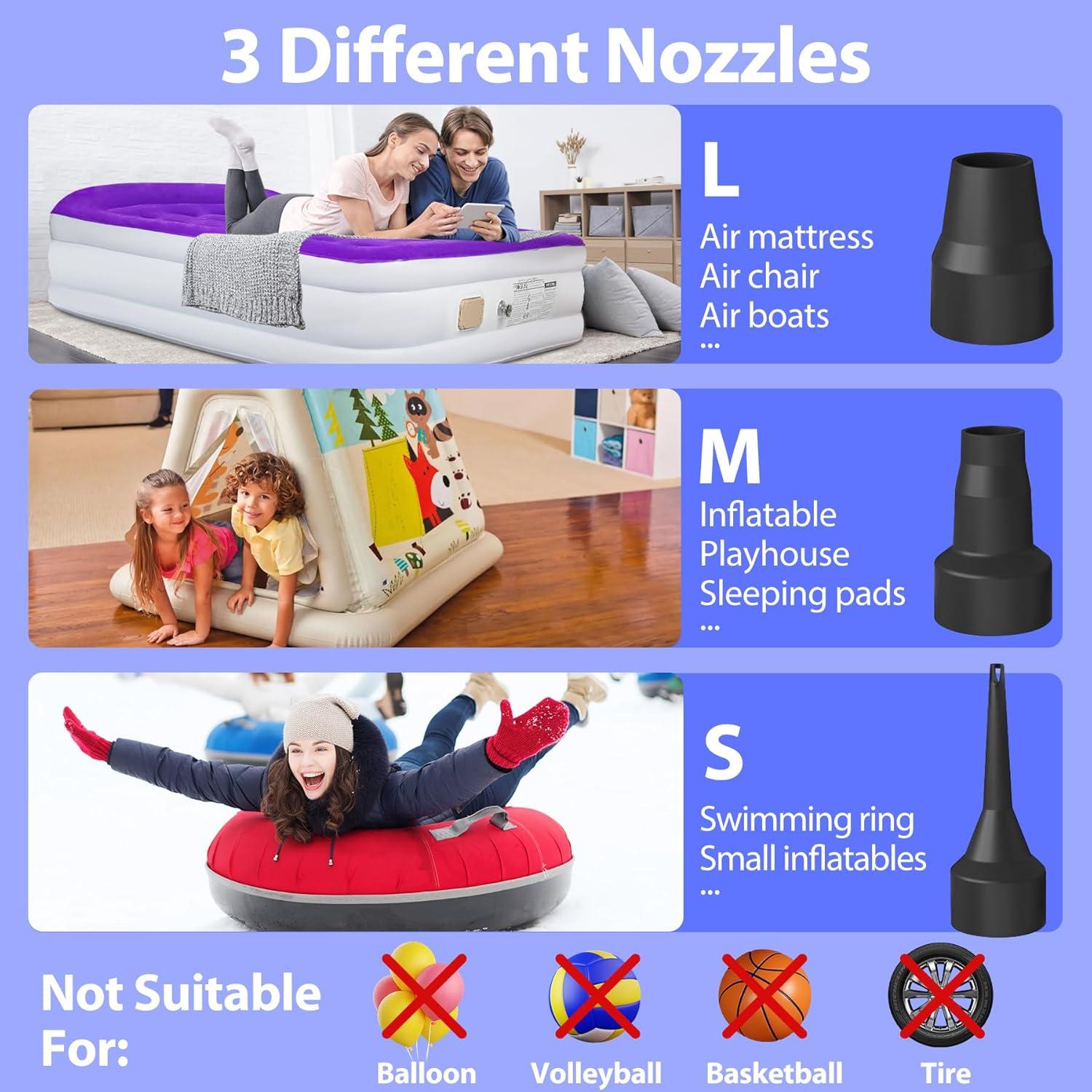 Bomba de Aire Eléctrica SeaSlep 400L/min 5kPa Portátil