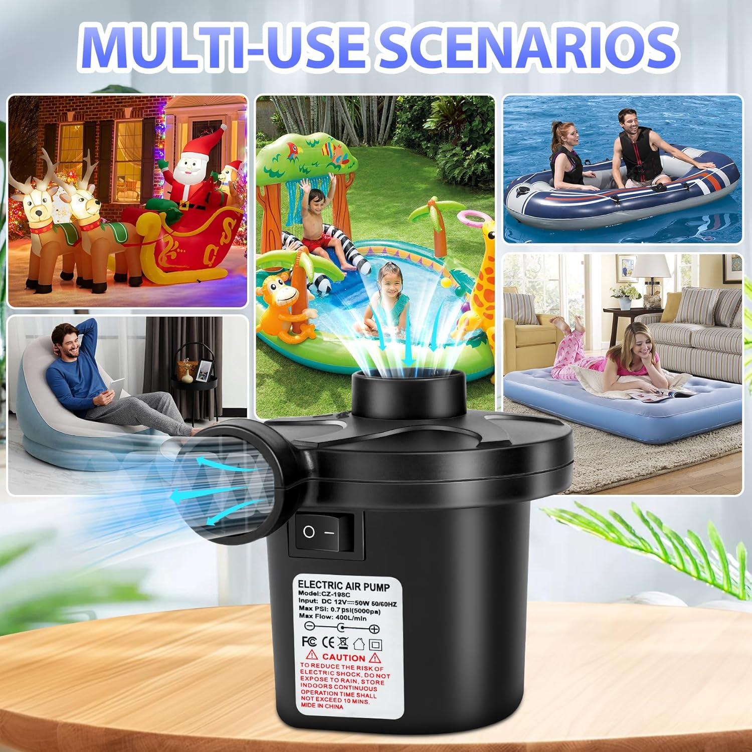 Bomba de Aire Eléctrica SeaSlep 400L/min 5kPa Portátil