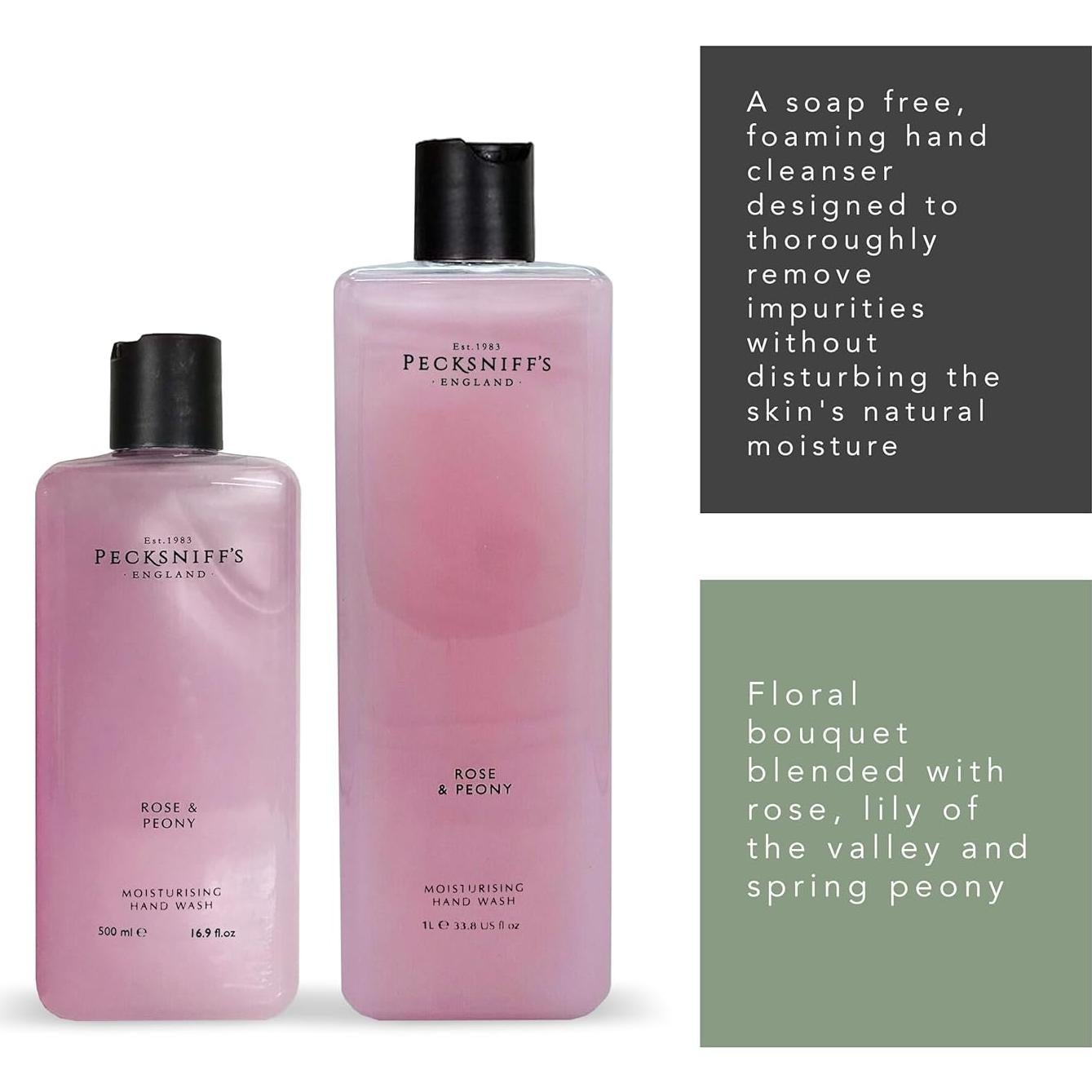 Juego de Lavado de Manos Hidratante Pecksniff's 500ml + Recarga 1L