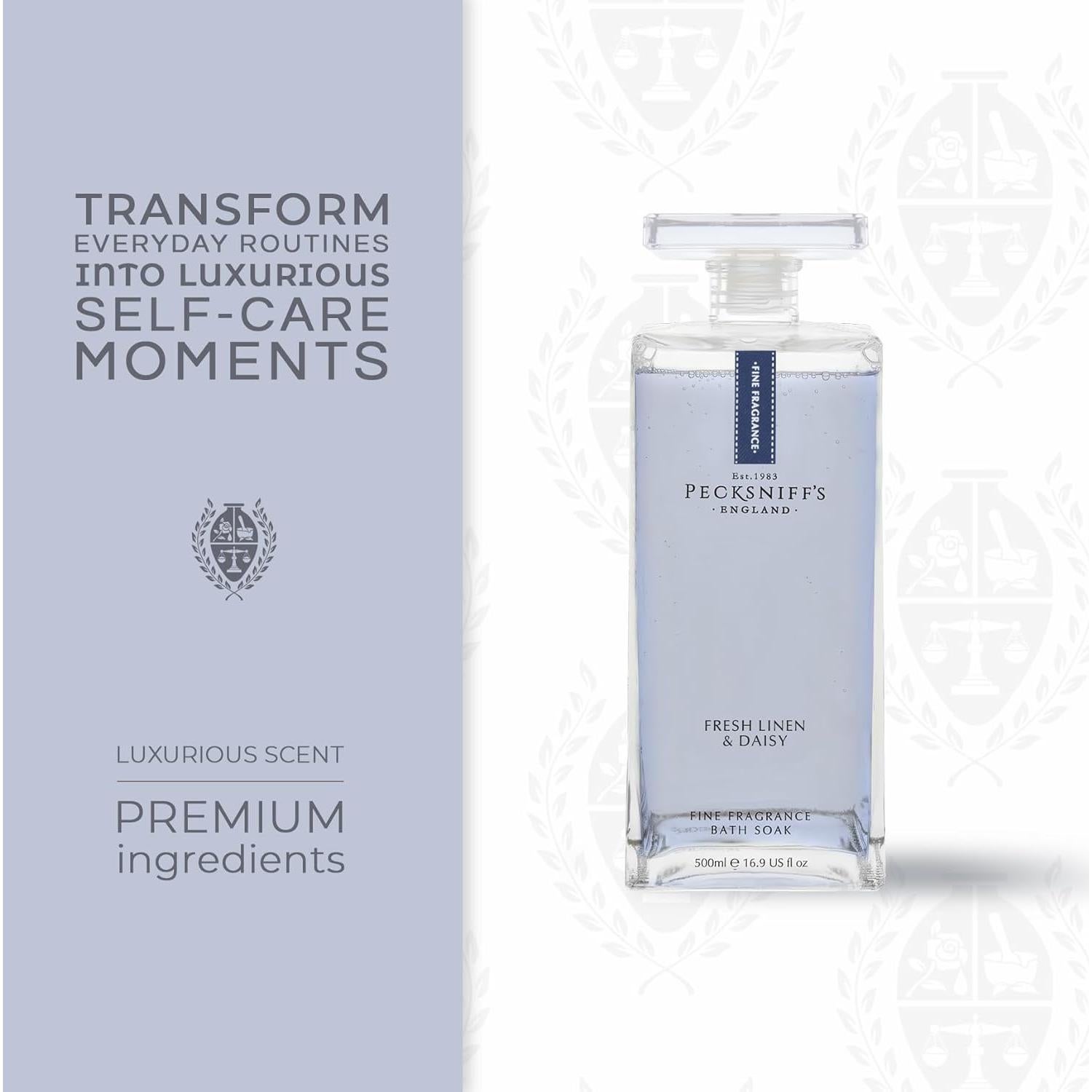 Baño Relajante 500ml Pecksniff's Lino Fresco & Margarita