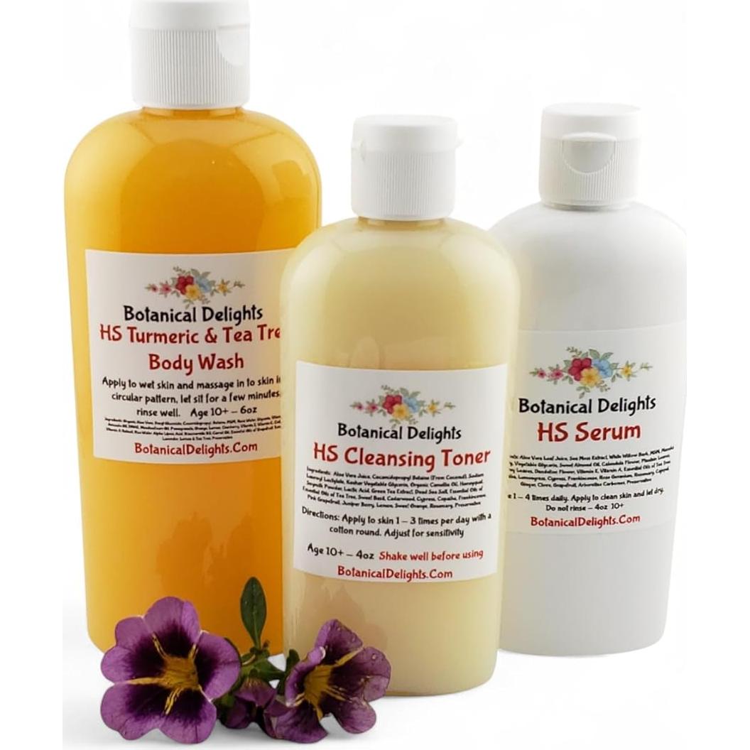 Tónico Limpiador y Suero para Hidradenitis Delight HS 4oz