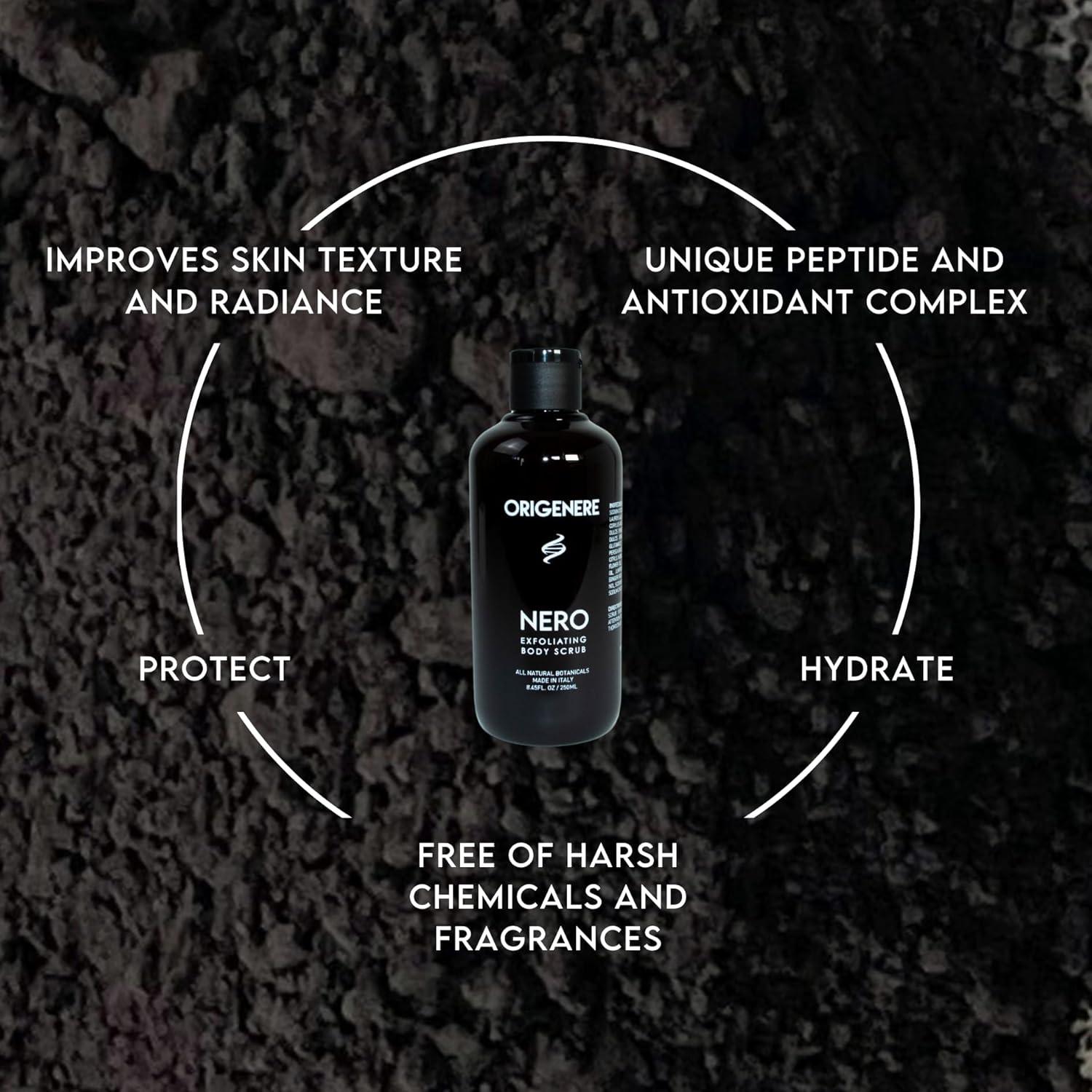 Exfoliante Corporal Nero 100% Natural con Arcilla Negra 221g