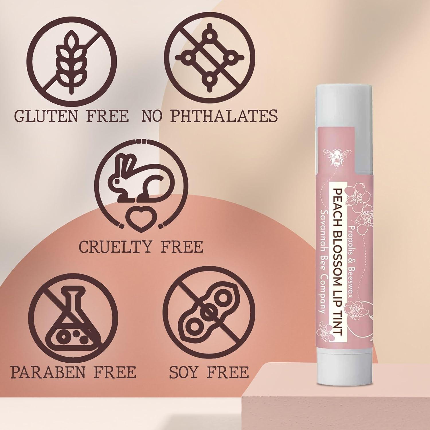 Tinte de Labios Savannah Bee Flor de Durazno 4.25g Hidratante