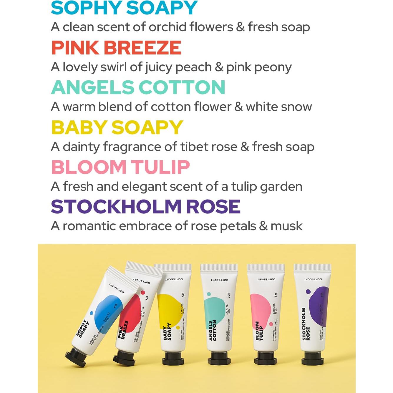 Set Mini Crema de Manos Duft & Doft - 6 Fragancias Hidratantes