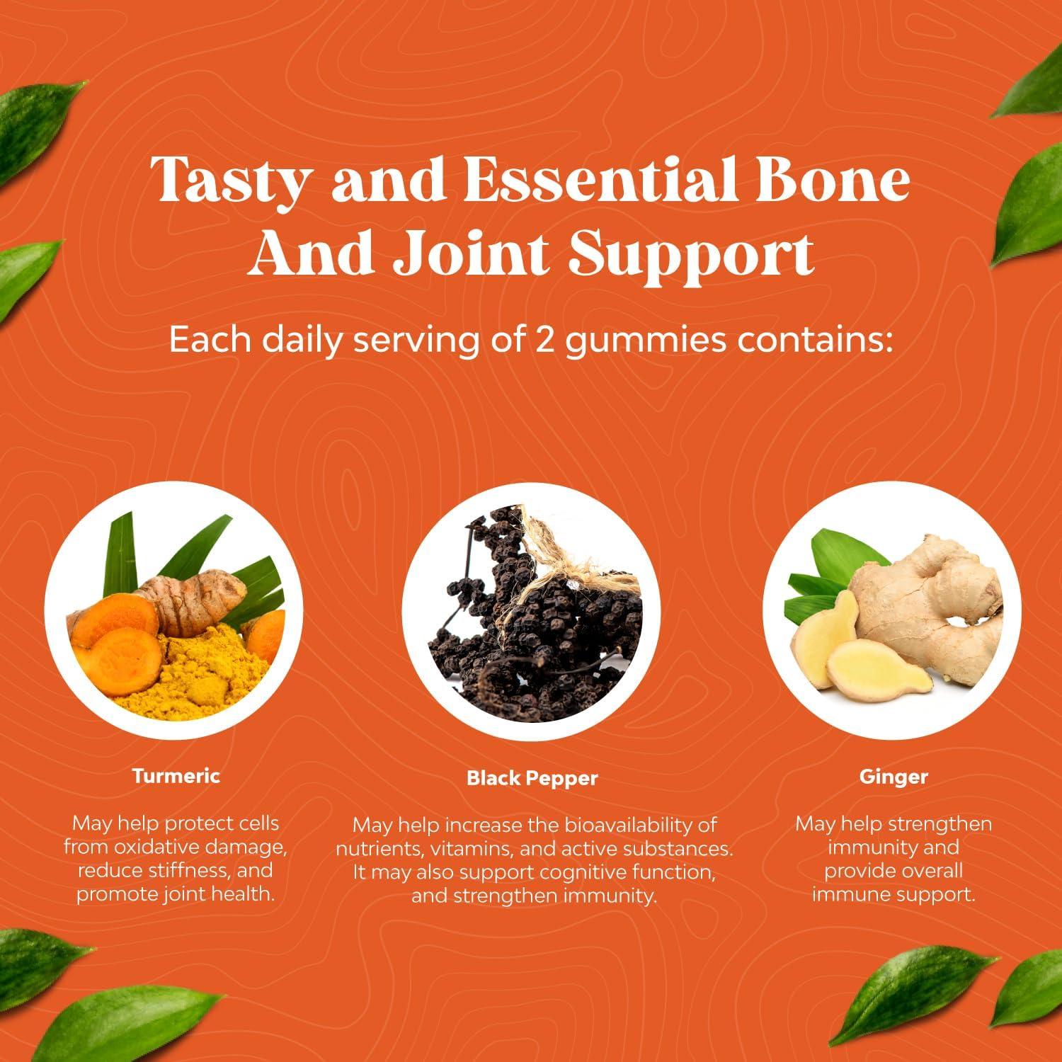 Gomitas de Cúrcuma Curcumina Natures Craft 60 Unidades