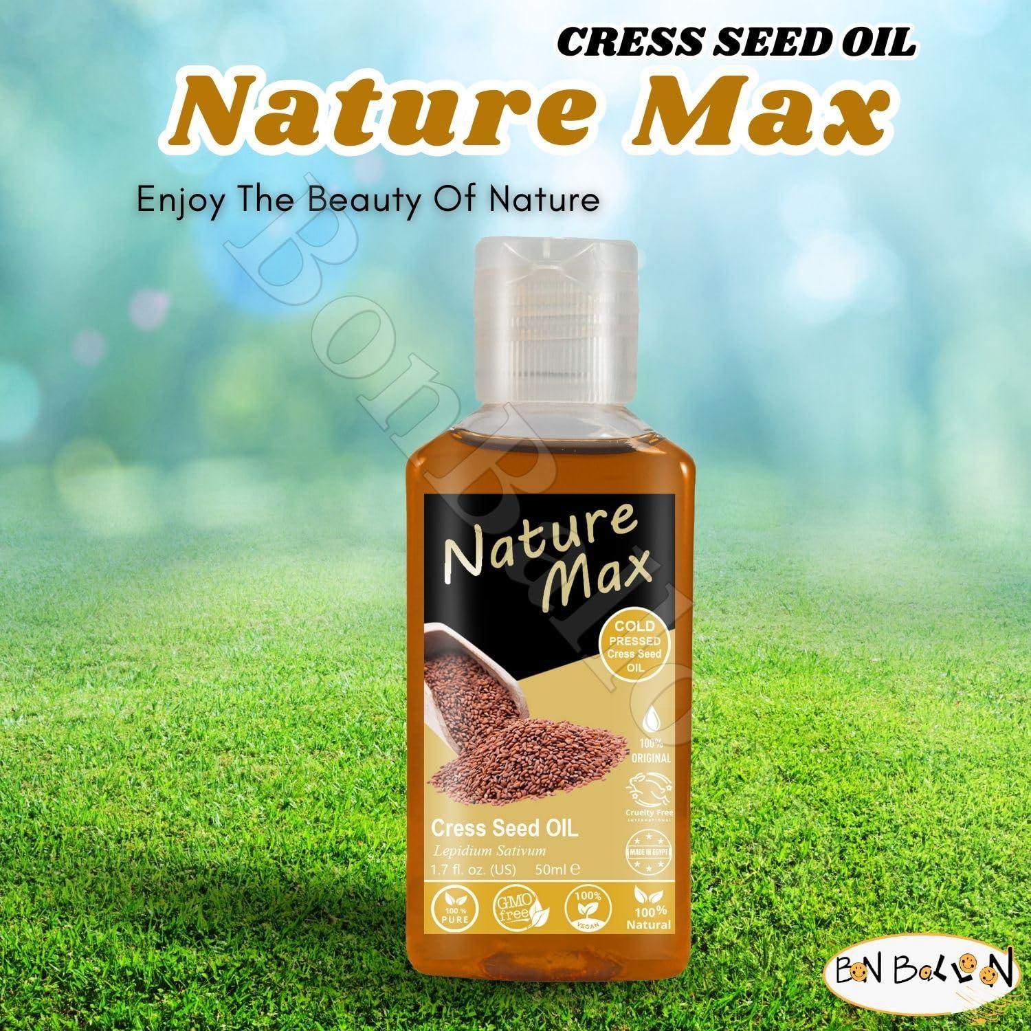 Aceite Esencial de Cress Nature Max 50 ml Puro para Cabello y Piel