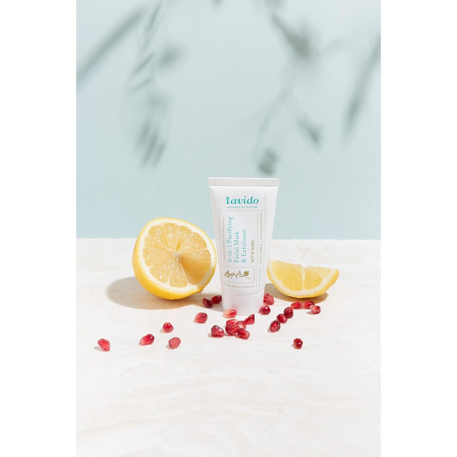 Lavido Máscara Facial Purificante 2-en-1 Natural 15 ml