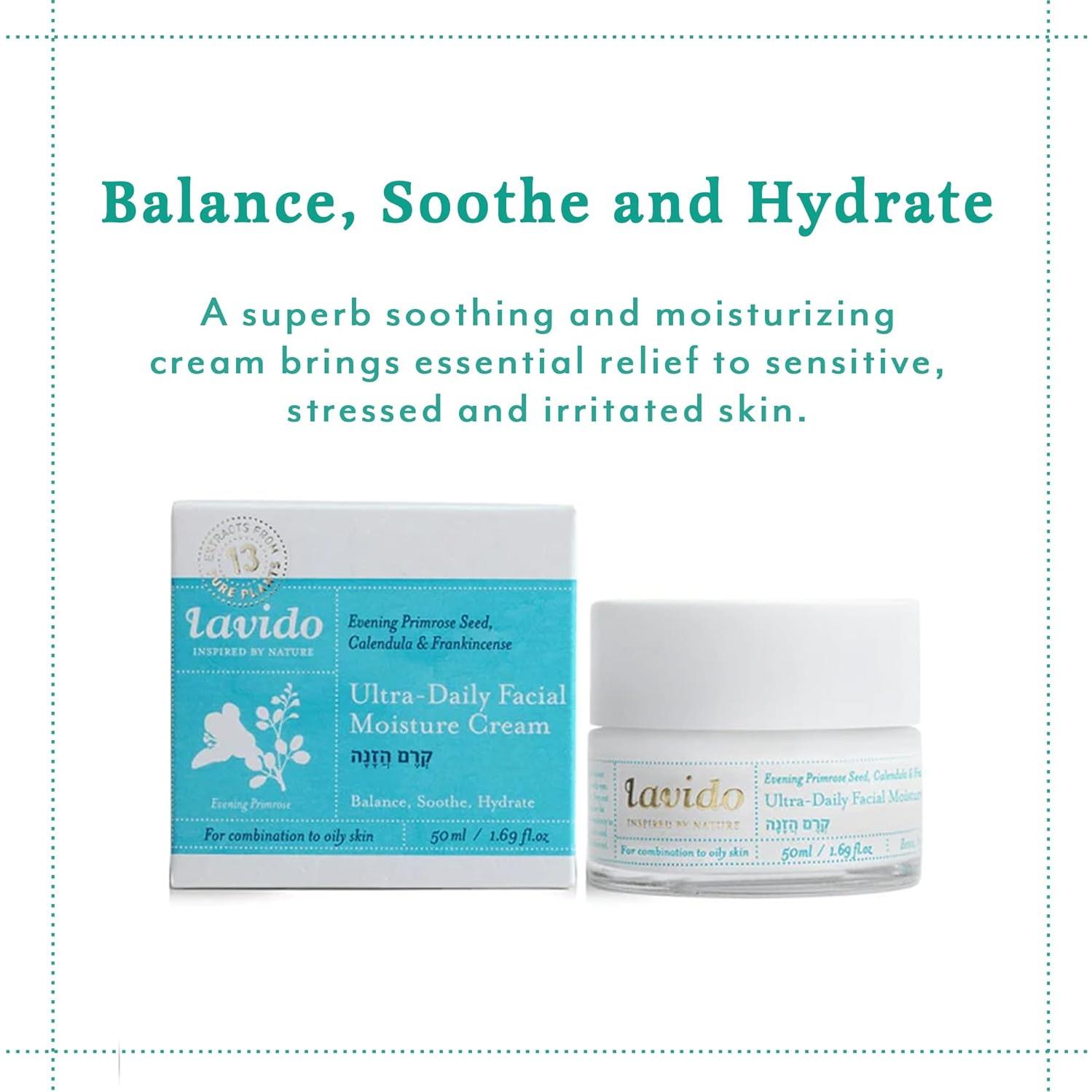 Crema Hidratante Diaria Lavido 50ml - Natural y Vegana