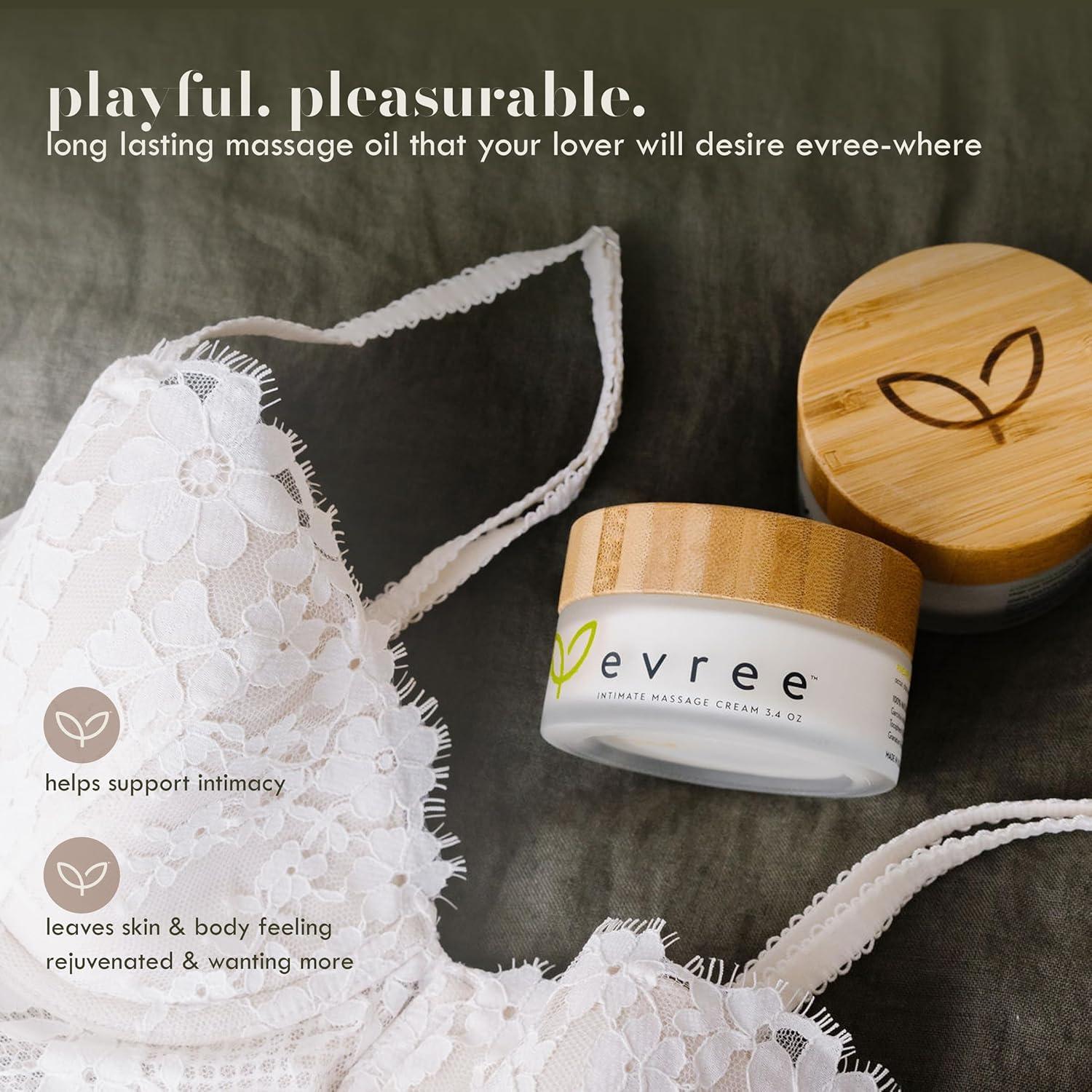 Crema de Masaje Íntimo Evree 96g Sabor Coco y Lima