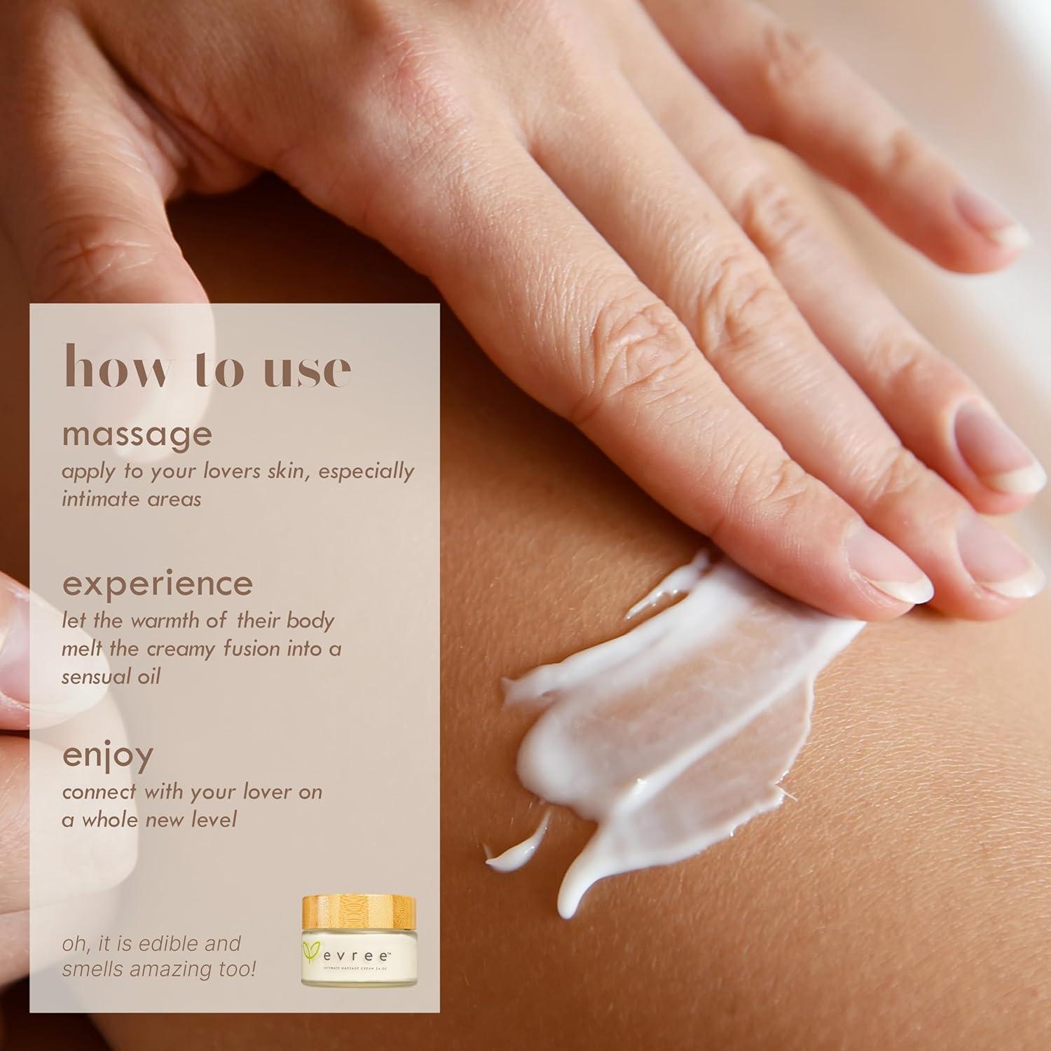 Crema de Masaje Íntimo Evree 96g Sabor Coco y Lima