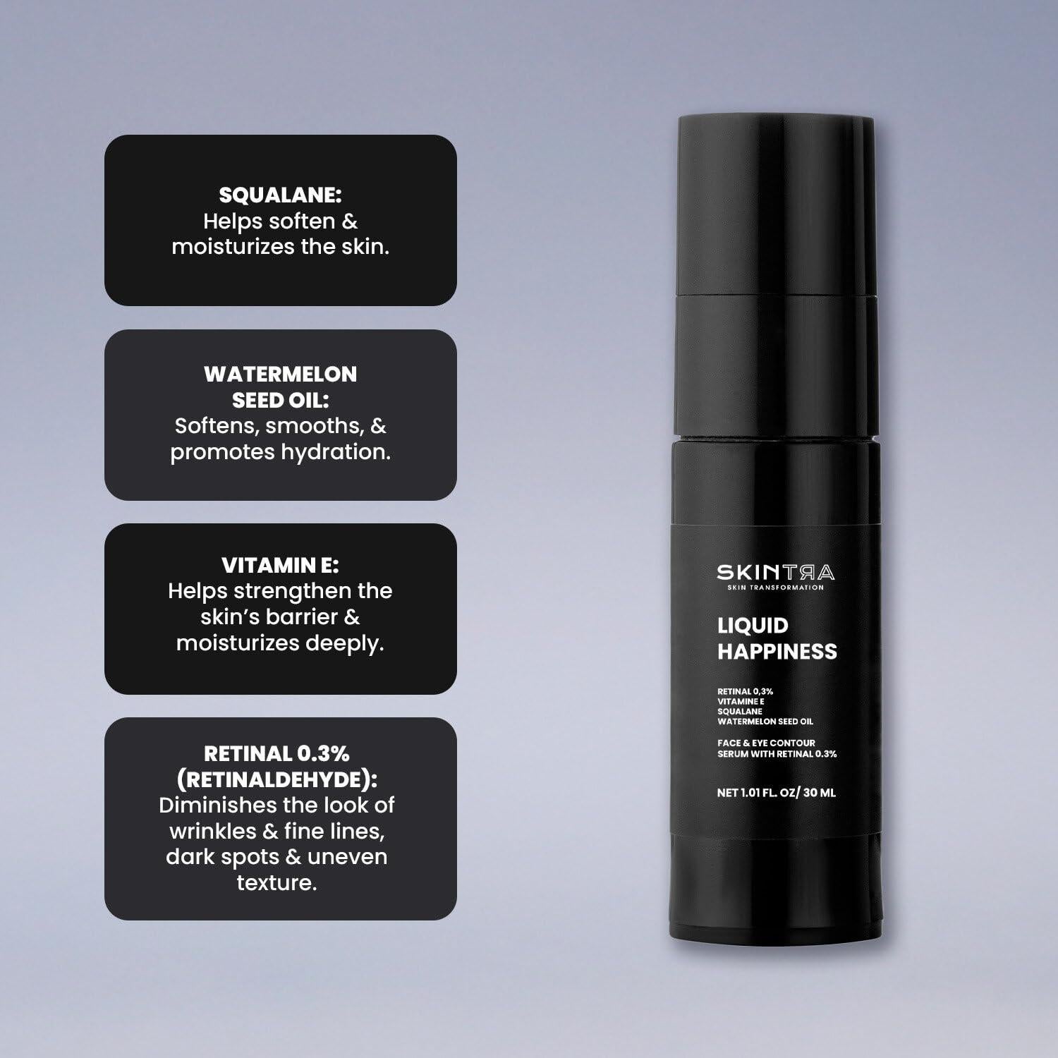 Suero Retinal Felicidad Líquida SkinTra 30 ml Antienvejecimiento