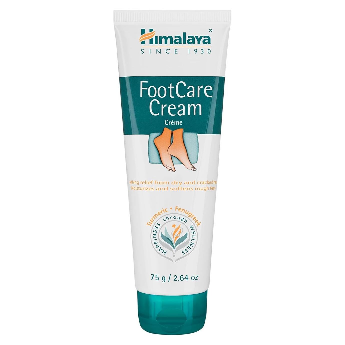 Crema para Pies Himalaya 75 g - Hidratante Intensiva para Talones Agrietados