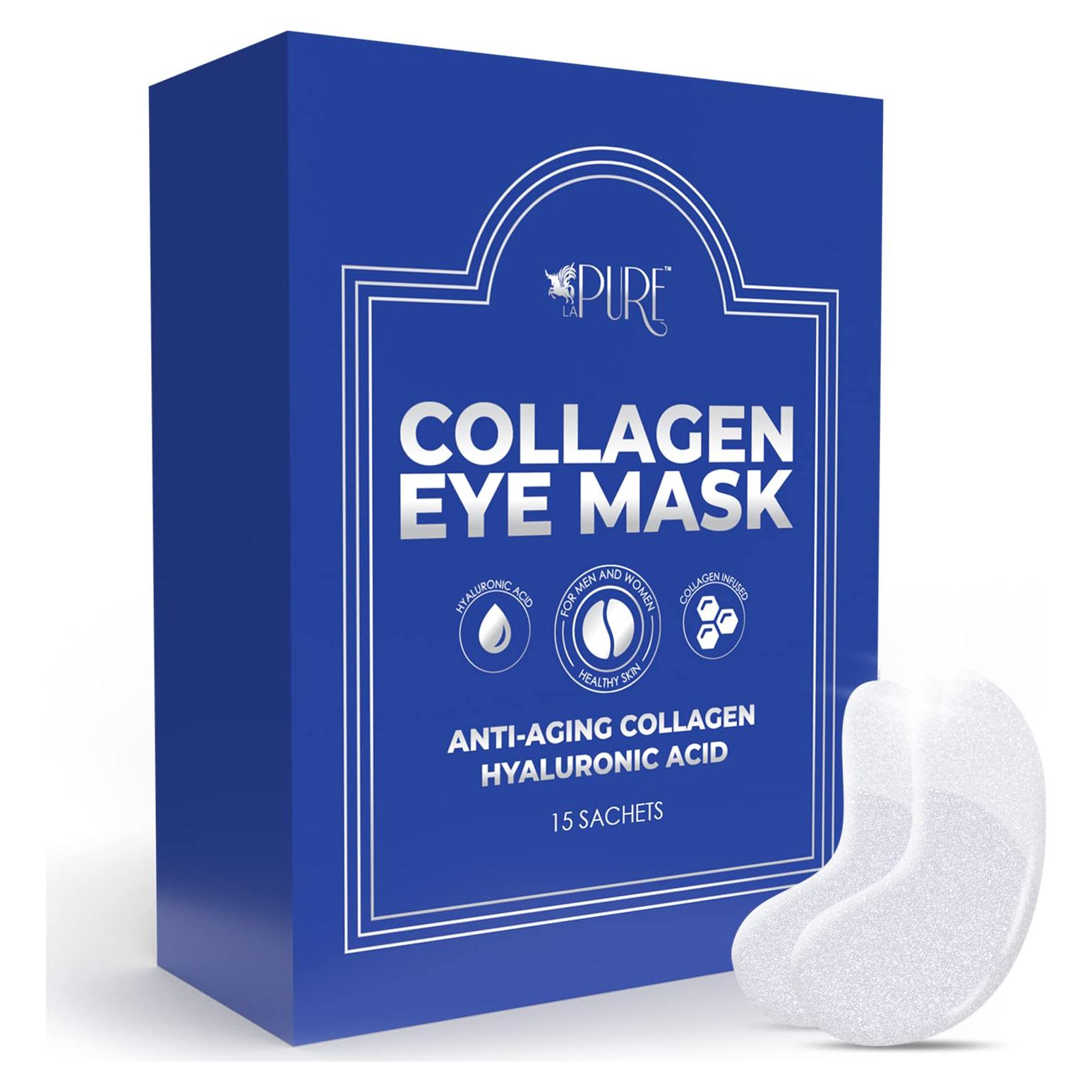 Parche para Ojos Hidratante LA PURE con Colágeno y Ácido Hialurónico