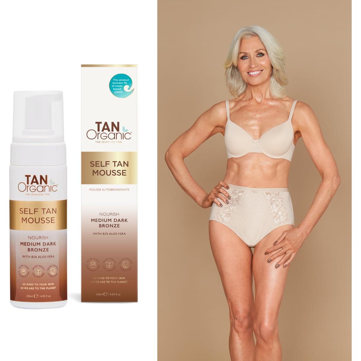 Mousse Autobronceador TanOrganic 170g - Bronceado Natural Sin Sol