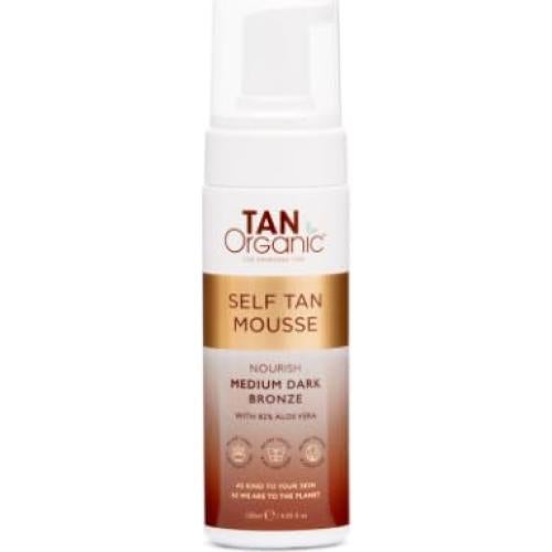 Mousse Autobronceador TanOrganic 170g - Bronceado Natural Sin Sol