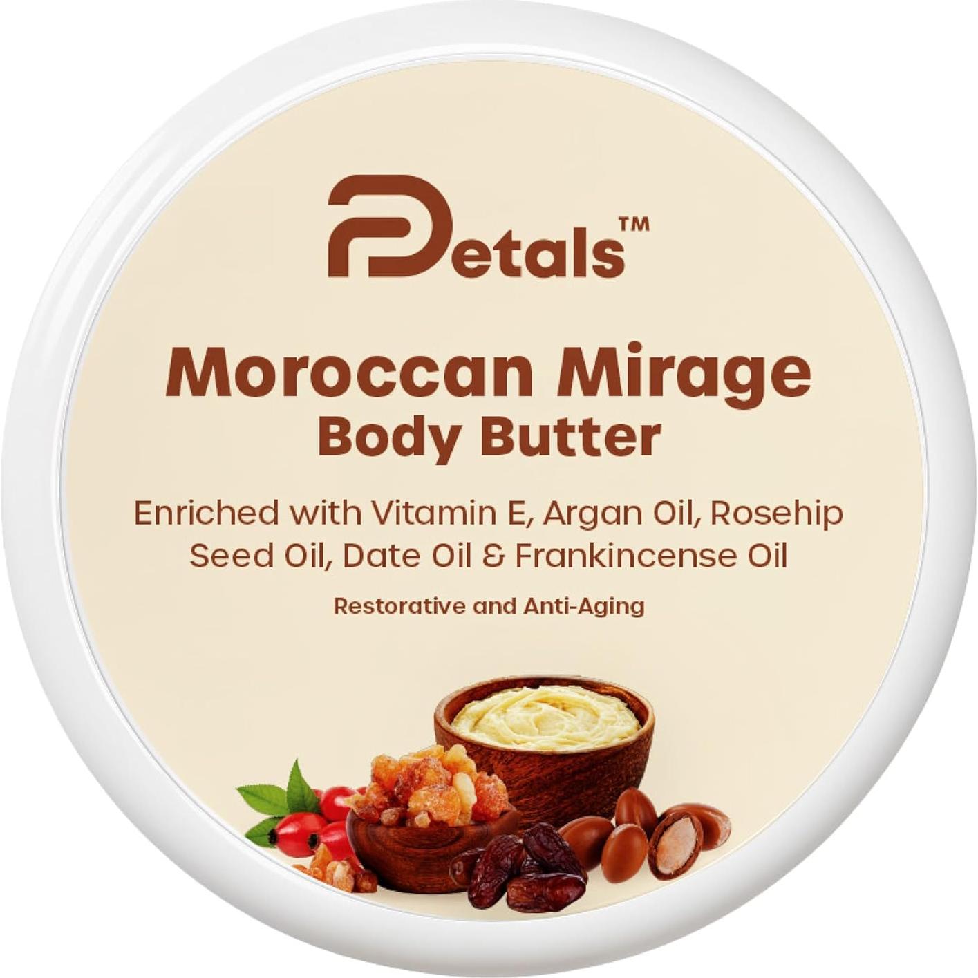 Manteca Corporal DPetals Moroccan Mirage 200ml - Hidratante Antienvejecimiento