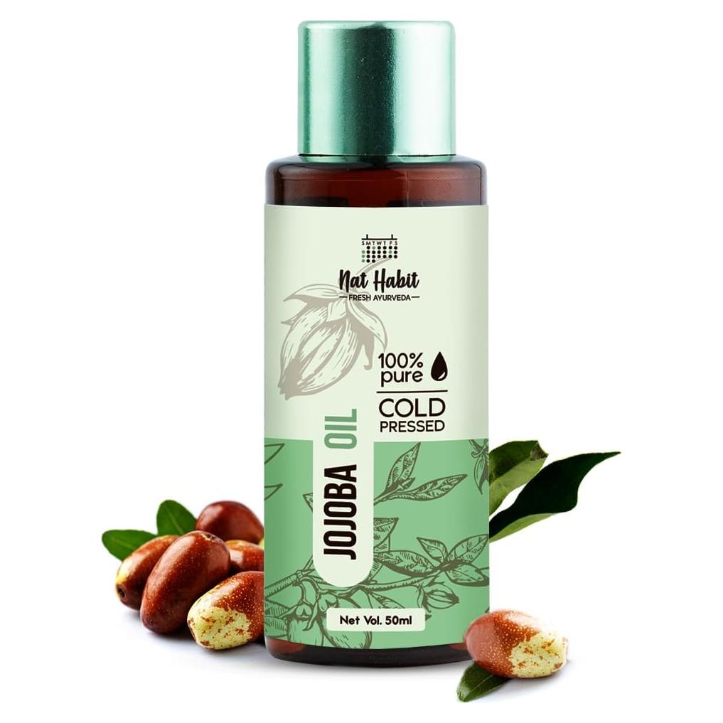 Aceite de Jojoba Puro 100% N.A.T. Habit 50ml - Hidratante Piel y Cabello