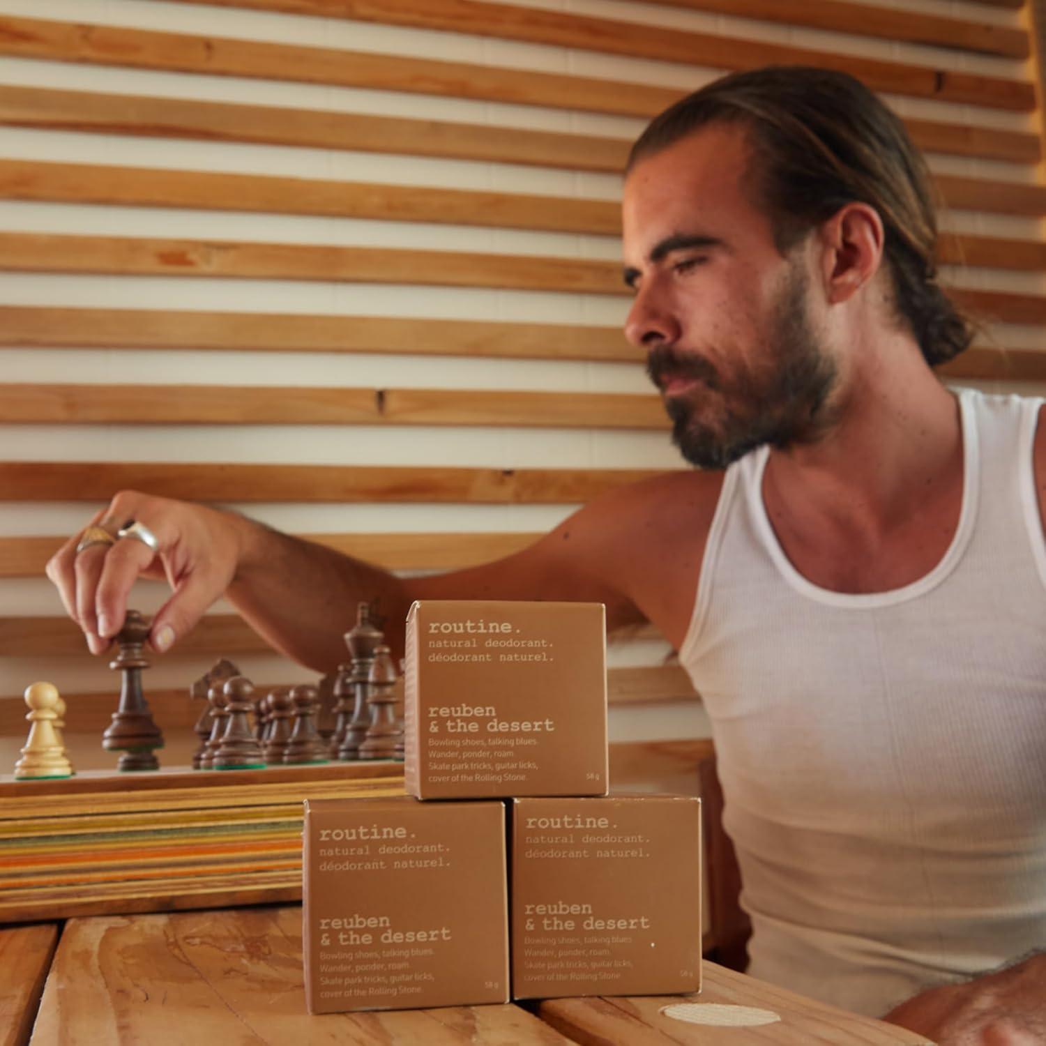 Desodorante Natural Routine Reuben & The Desert 58 g - Piel Sensible