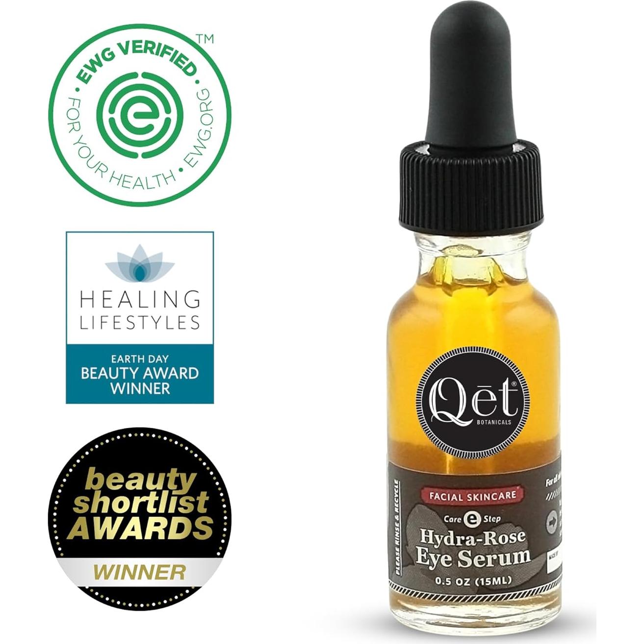 Suero para Ojos Hydra-Rose Qet Botanicals 14g Hidratante