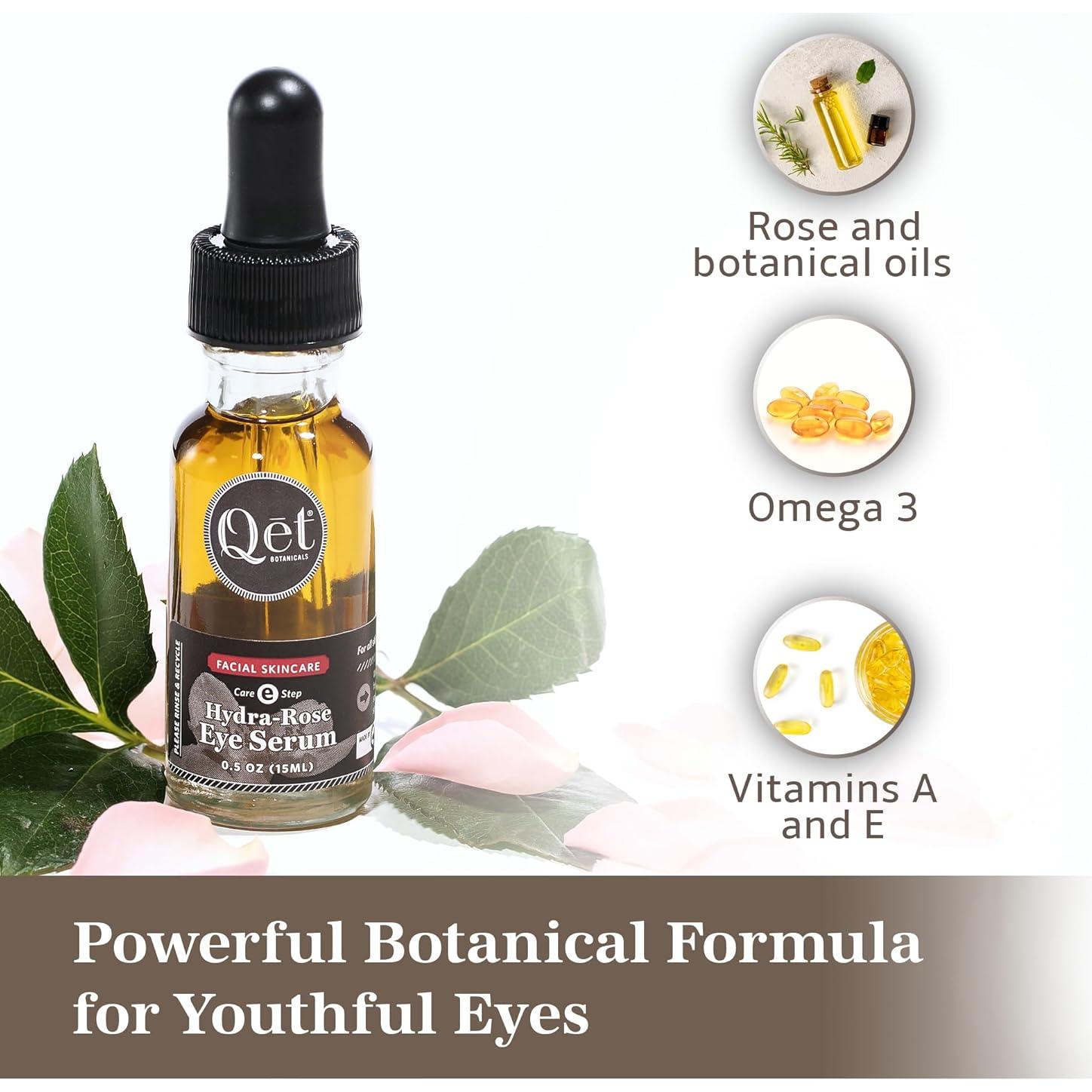 Suero para Ojos Hydra-Rose Qet Botanicals 14g Hidratante