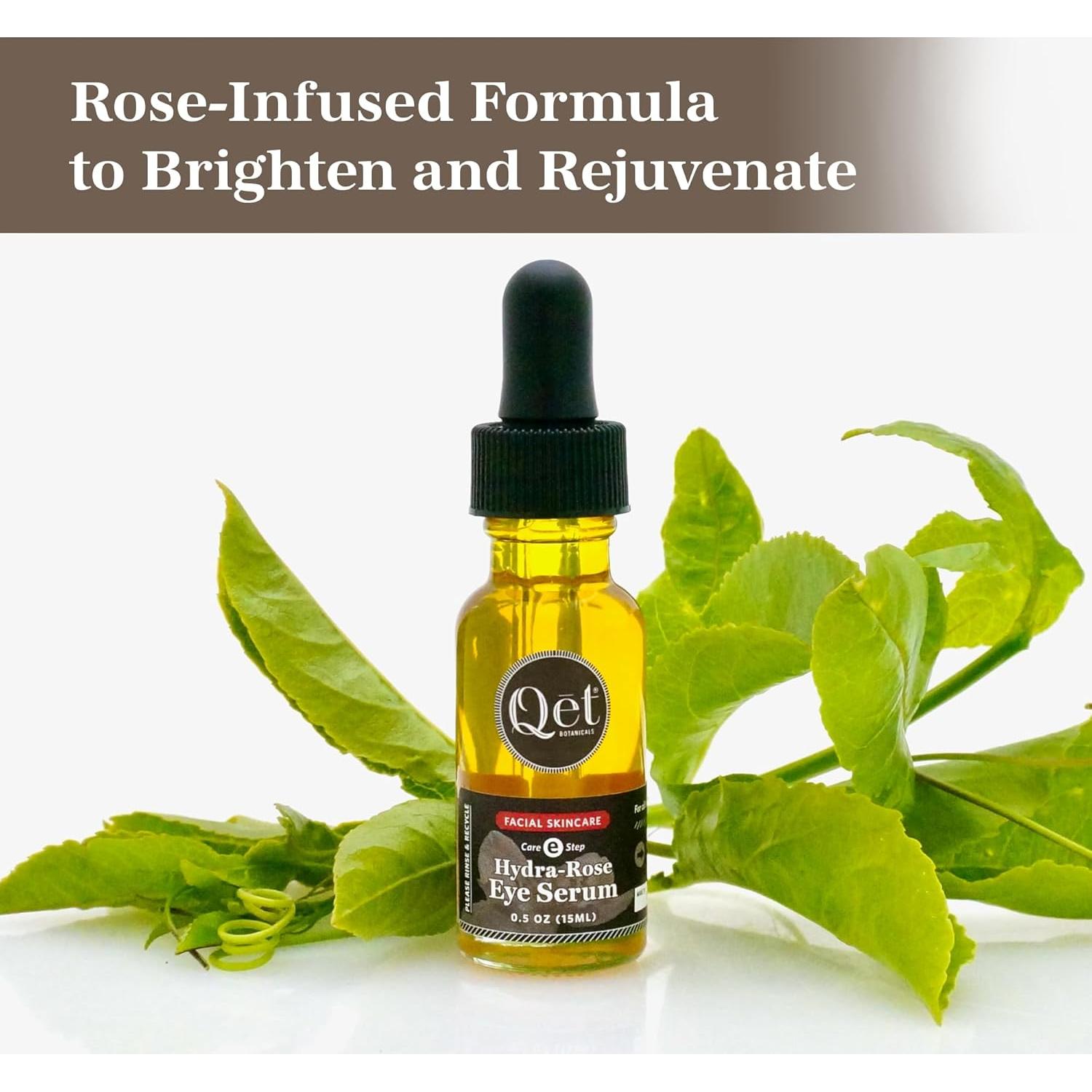 Suero para Ojos Hydra-Rose Qet Botanicals 14g Hidratante