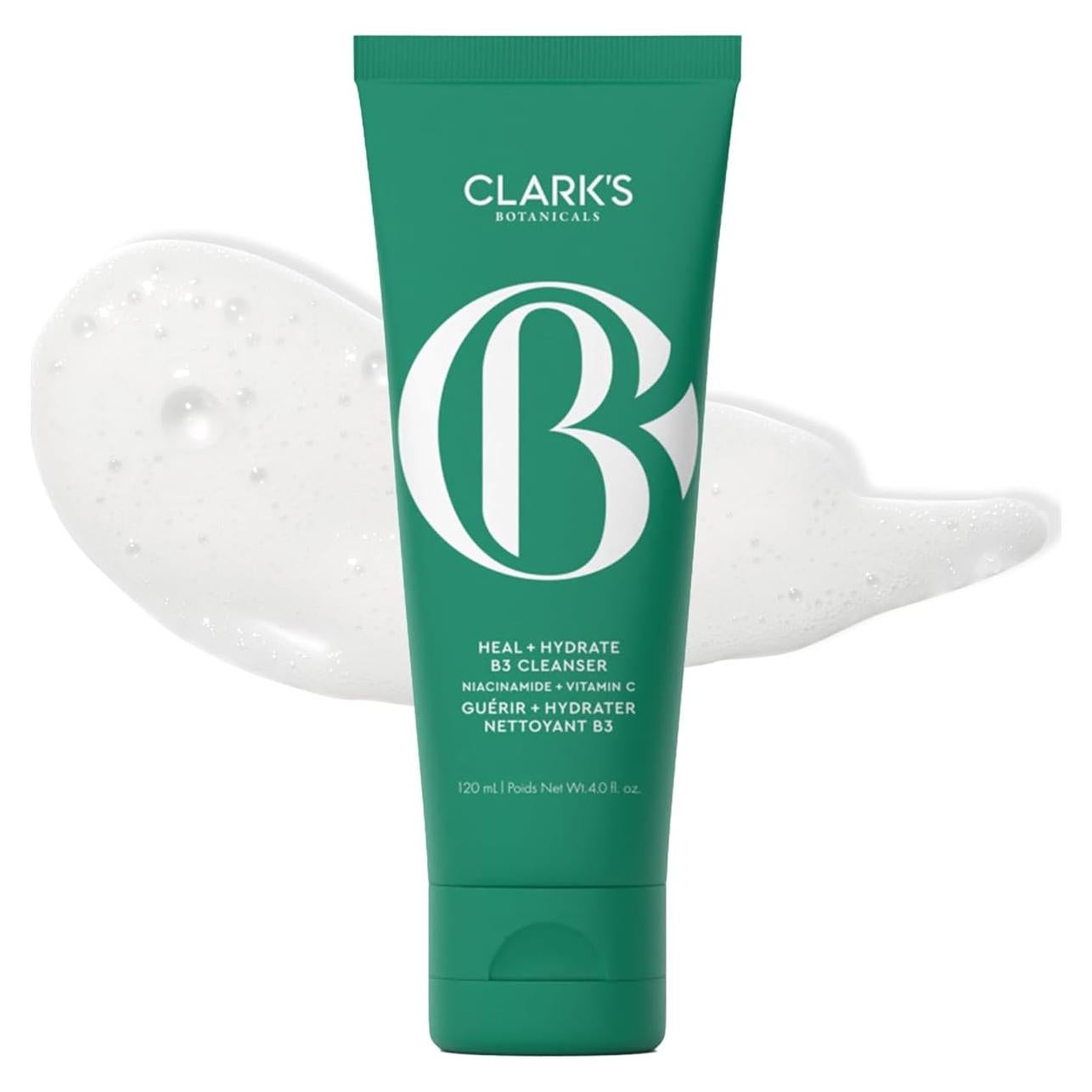 Limpiador Facial Heal + Hydrate B3 Clark's Botanicals 113 g