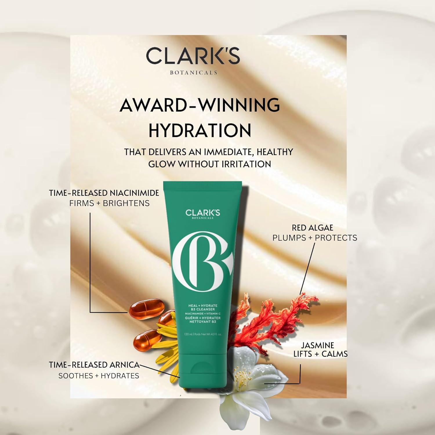 Limpiador Facial Heal + Hydrate B3 Clark's Botanicals 113 g