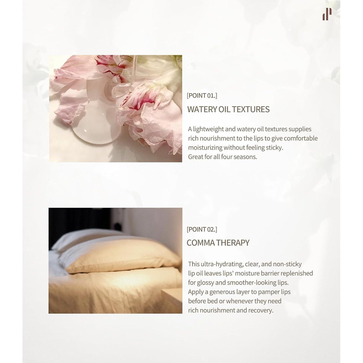 Esencia de Labios Commas On Life #101 Lullaby 6g Hidratante