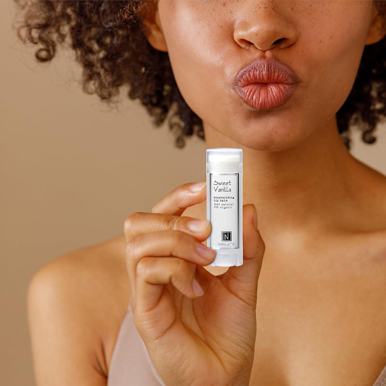 Conjunto de Labios Kisses Nabila K - Pulido y Balsamo Vainilla