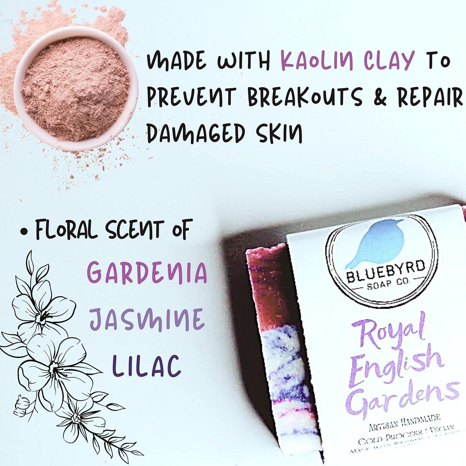 Jabón en Barra Bluebyrd Soap Co. Jardines Reales 130g