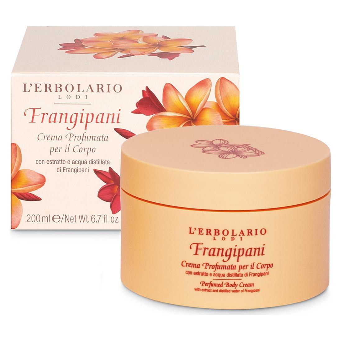 Crema Corporal L'Erbolario Frangipani 240 g - Hidratante Piel Seca