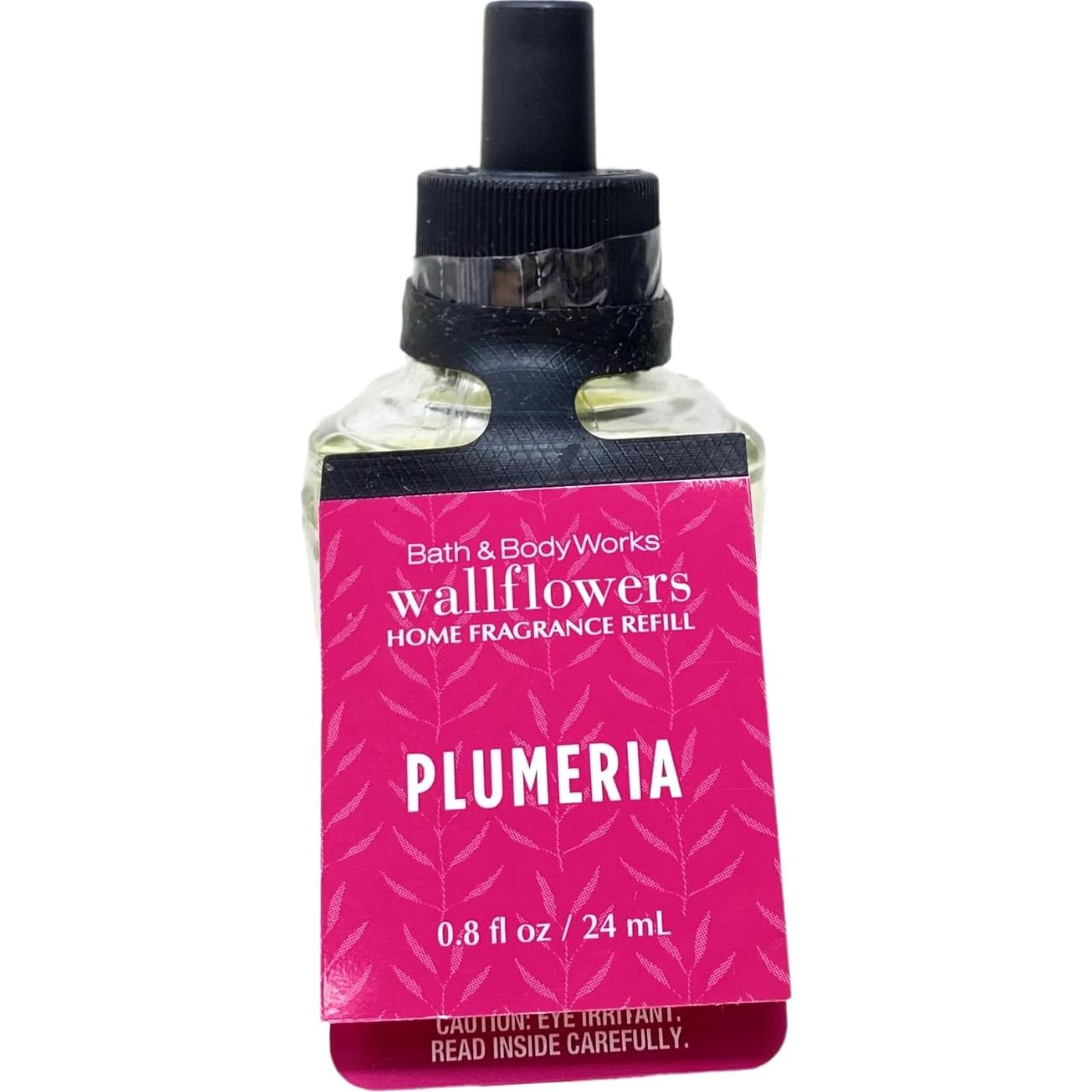 Recargas de Fragancia Plumeria Bath & Body Works - 2x24mL + Jabón Sal del Himalaya