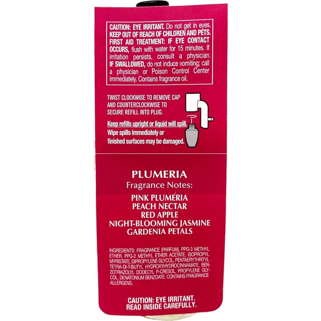 Recargas de Fragancia Plumeria Bath & Body Works - 2x24mL + Jabón Sal del Himalaya