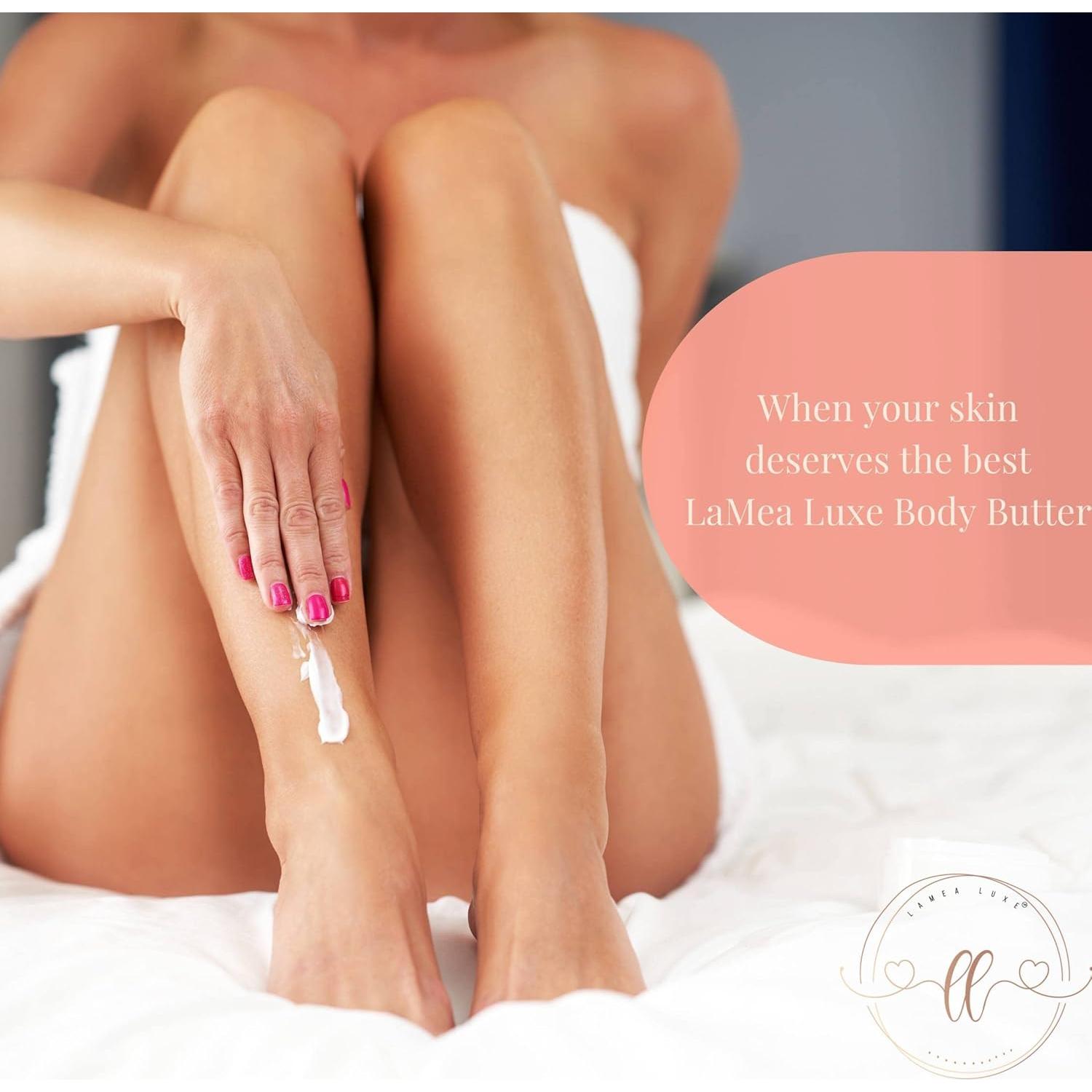 Mantequilla Corporal Hidratante LaMea Luxe 100% Natural Plumeria