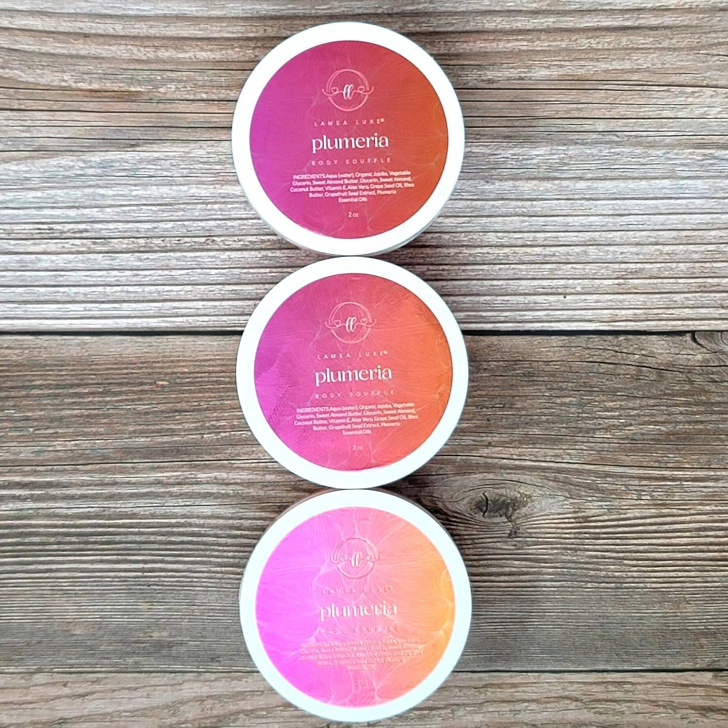 Mantequilla Corporal Hidratante LaMea Luxe 100% Natural Plumeria