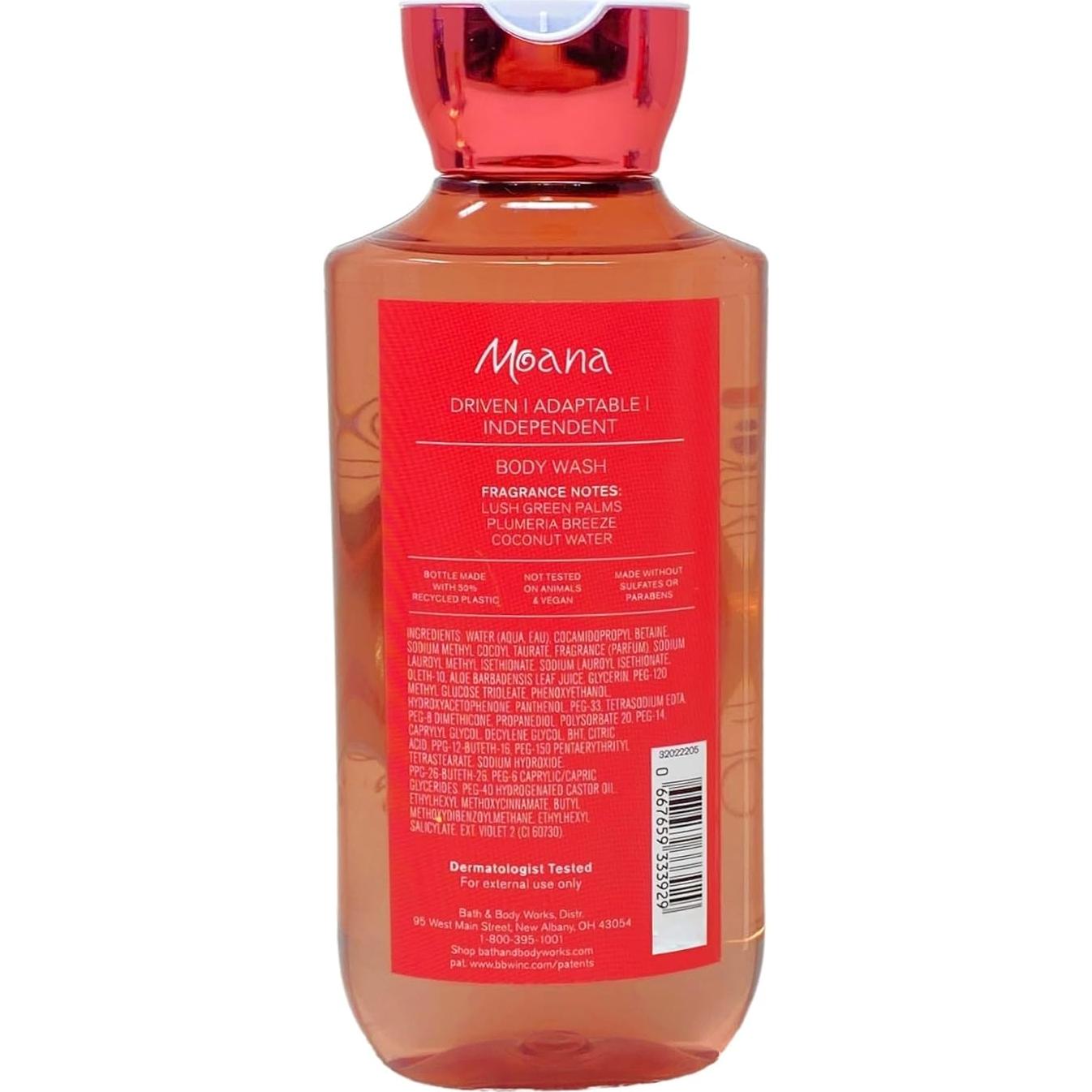 Set de Regalo Moana Edición Limitada Bath and Body Works - 3 Piezas