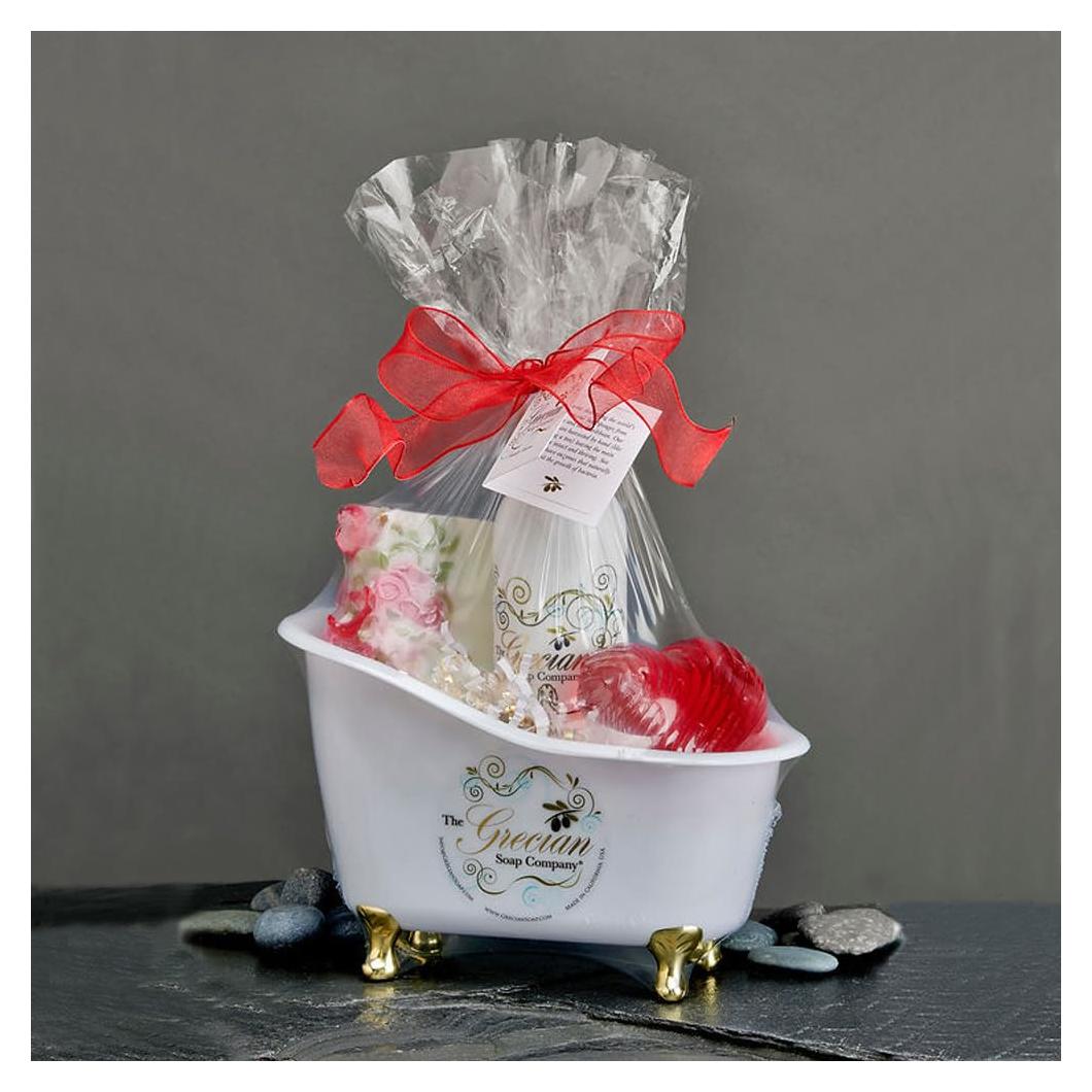 Conjunto de Regalo de Jabón y Loción The Grecian Soap - Plumeria